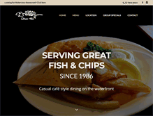 Tablet Screenshot of berowrawatersfishcafe.com.au